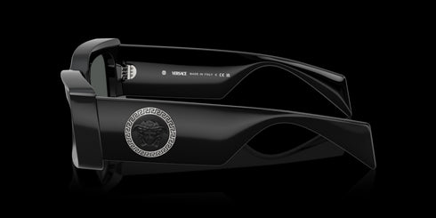 VERSACE 0ve4474u 52 Black W/ Dark Grey Accessories